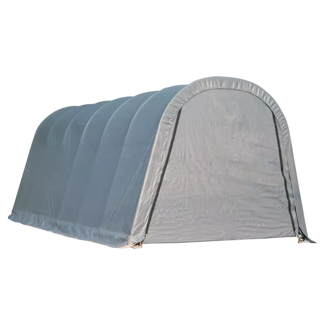 ShelterCoat 13 x 20 ft. Wind and Snow Rated Garage Round Gray STD — alternate product view