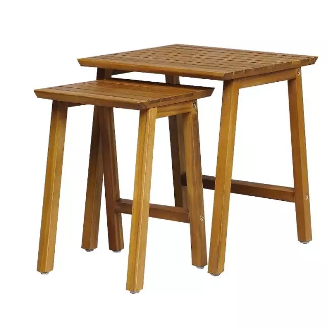 Ensemble de deux tables Vario