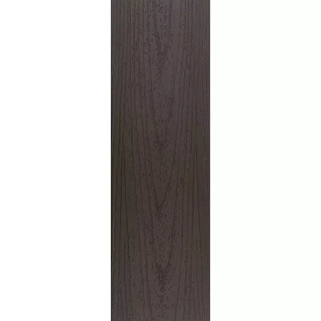 IPATIO PRIME 12ft Chocolate Foamed PVC Deck Board Grooved — main product image