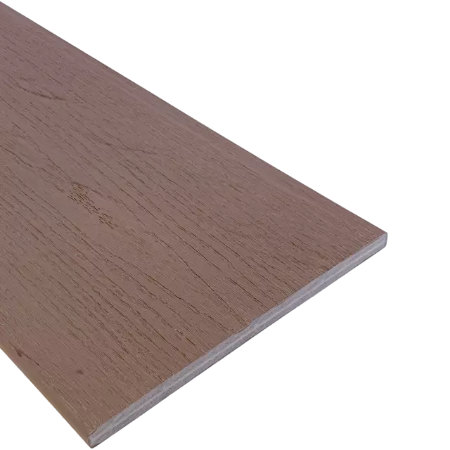 IPATIO PRIME 12ft Milk Tea Foamed PVC Fascia Board — main product image