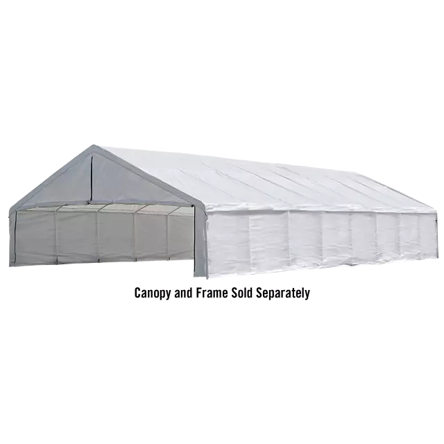 Ensemble de parois pour abri UltraMax 30 x 50 pi, blanc, industriel (cadre et toile vendus séparément)