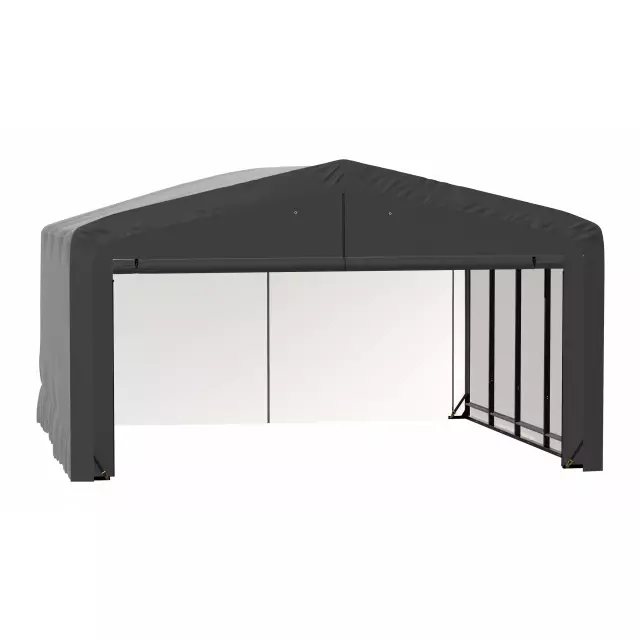 ShelterLogic ShelterTube Wind and Snow-Load Rated Garage, 20x18x12 Gray