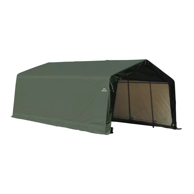 ShelterLogic ShelterCoat 13 x 20 x 10 ft. Garage Peak Green STD