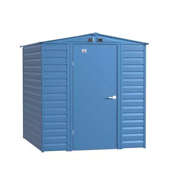 Arrow Select Steel Storage Shed, 6x7, Blue Grey