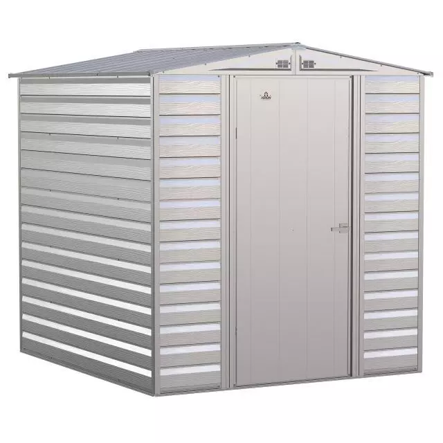 Arrow Select Steel Storage Shed, 6x7, Flute Grey