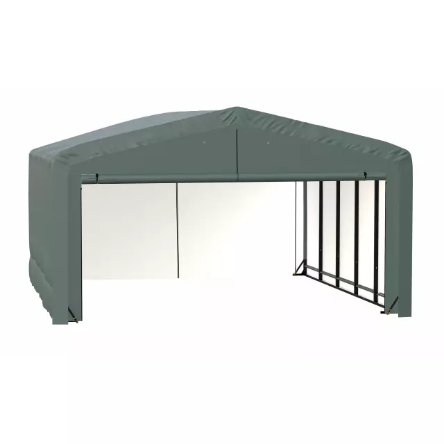 ShelterTube防风防雪额定车库, 20x23x12 绿色