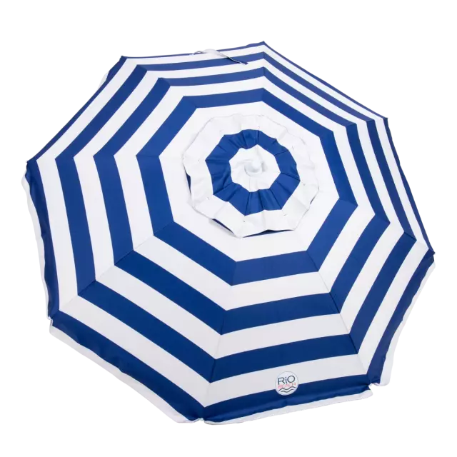 RIO Beach 6 ft. Beach Umbrella with Integrated Sand Anchor