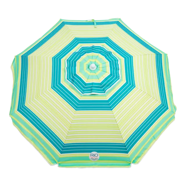 6' umbrella with Wind vent, tilt, anchorand half mesh carry bag