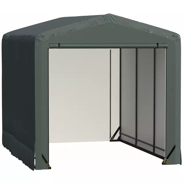 Garage résistant au vent et à la neige ShelterTube, 10 x 14 x 10, vert