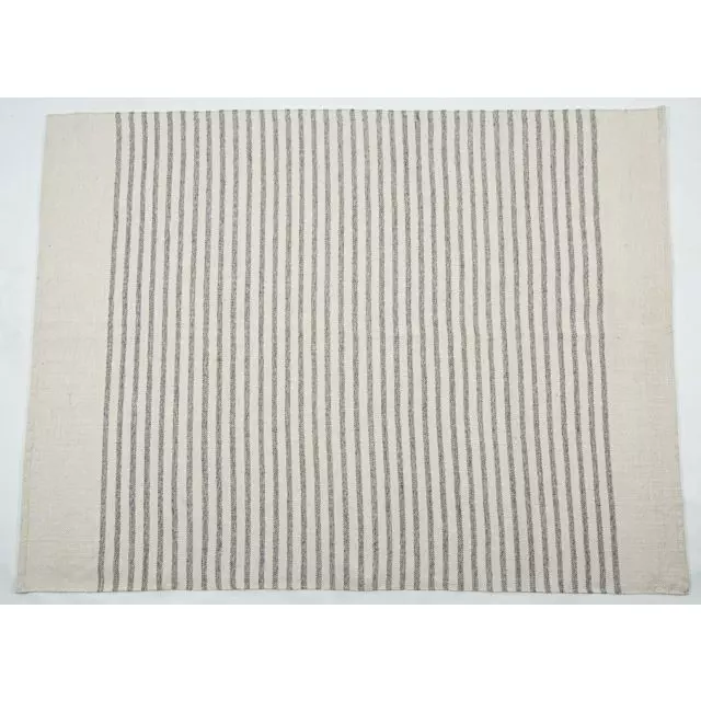 Corriveau Element rug 9' x 12' - Grey stripe