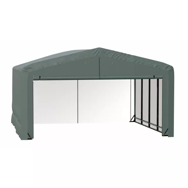 ShelterLogic ShelterTube Wind and Snow-Load Rated Garage, 20x18x12 Green