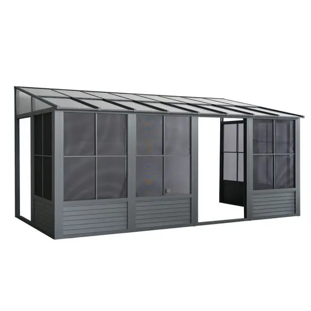 Gazebo Penguin Florence Add-A-Room 8 Ft. x 16 Ft. in Slate