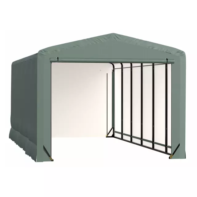 Garage résistant au vent et à la neige ShelterTube, 12 x 27 x 10, vert