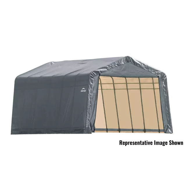 ShelterCoat 12 x 28 x 8 ft. Garage Peak Gray STD — alternate product view