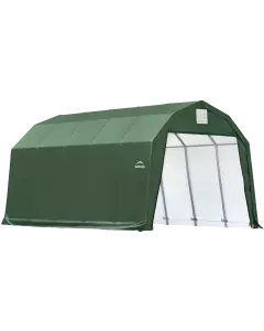 Garage à grange ShelterCoat 12 x 20 pi, vert, hauteur 9 pi