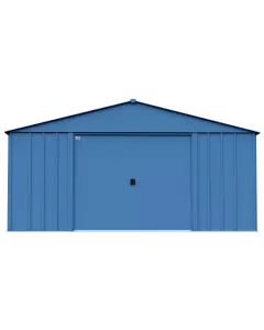 Abri de jardin Arrow Classic en métal, 14 x 14, bleu gris