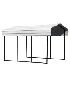 Arrow Carport, 10 ft. x 15 ft. x 9 ft. Eggshell