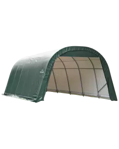 Garage rond ShelterCoat 12 x 20 pi, vert standard
