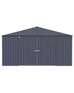 Abri de rangement Arrow Elite en acier, 14 x 16, anthracite