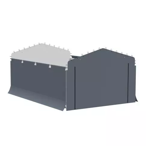 Arrow Ensemble parois grises pour abri auto 12x20 pi