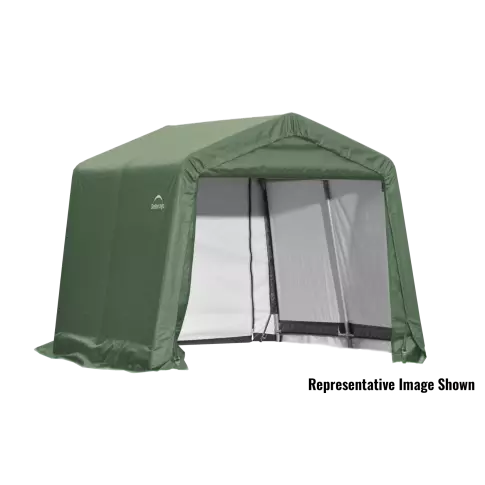 ShelterCoat 10 x 12 ft. Garage Peak Green STD — 白底产品图