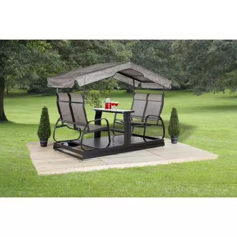 Sojag Eco 4-Seater Garden Swing - Dark Brown — 产品附加图 7
