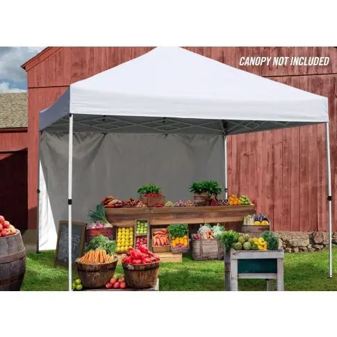 Quik Shade 10 pi panneau latéral pour les abris - blanc