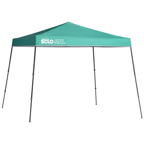 Quik Shade Solo Steel 72 11 x 11 pi abri à pattes inclinées - turquoise