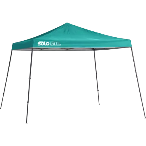 Quik Shade Solo Steel 90 11 x 11 ft. Slant Leg Canopy - Turquoise