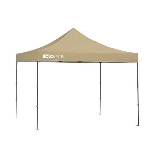 Quik Shade Solo Steel 100 10 x 10 pi abri à pattes droites - kaki