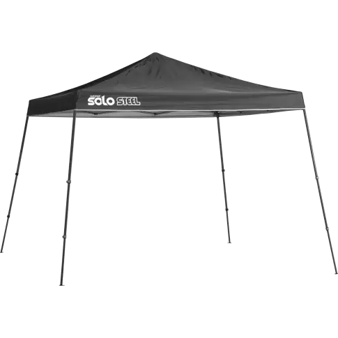 Quik Shade Solo Steel 90 11 x 11 pi abri à pattes inclinées - noir