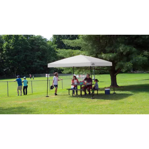 Quik Shade Shade Tech ST100 10 x 10 pi auvent à jambes droites, gris