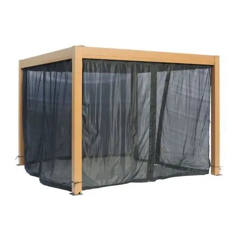 Gazebo Penguin Vikos 10 x 10英尺独立式凉棚蚊帐