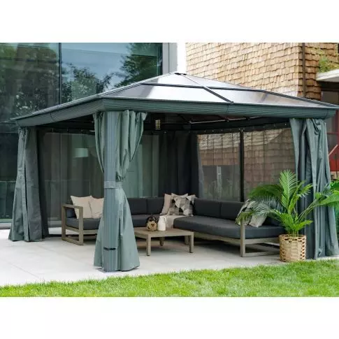 Gazebo Penguin Venus Gazebo 12 Ft. x 16 Ft. in Slate