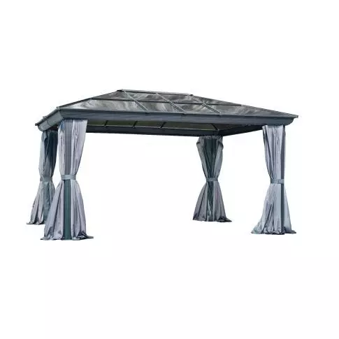 Gazebo Penguin Venus Gazebo 12 Ft. x 16 Ft. in Slate