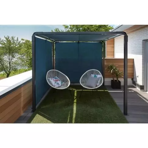 Sojag Dunwich 8 ft. x 8 ft. Pergola Teal — main product image