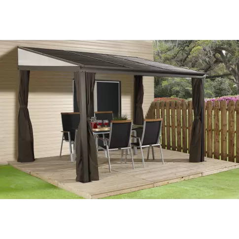 Sojag Portland Wall Gazebo 10 x 12 ft - Brown — additional product view 4