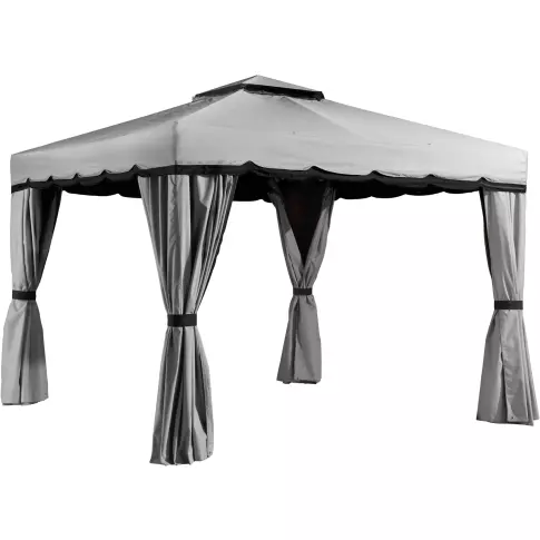 Sojag Roma 8 ft. x 8 ft. Gazebo Gray — produit isolé sur fond blanc