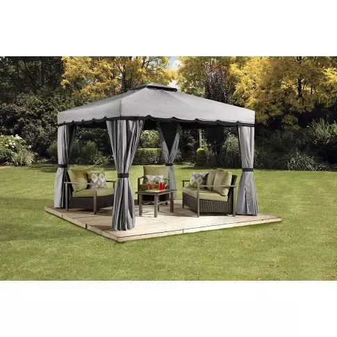 Sojag Roma 8 ft. x 8 ft. Gazebo Gray — image principale du produit