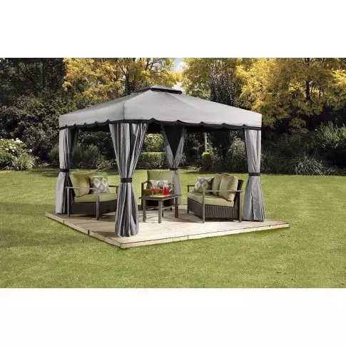 Sojag Roma 10 ft. x 10 ft. Gazebo Gray — main product image
