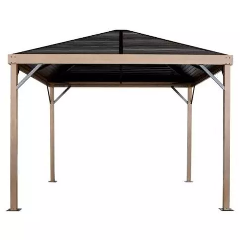 Sojag Sanibel 10 ft. x 10 ft. Gazebo Wood Grain — main product image