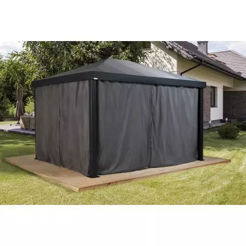 Sojag, rideaux noirs pour abri soleil Monteserra, 10 x 12 pi, polyester