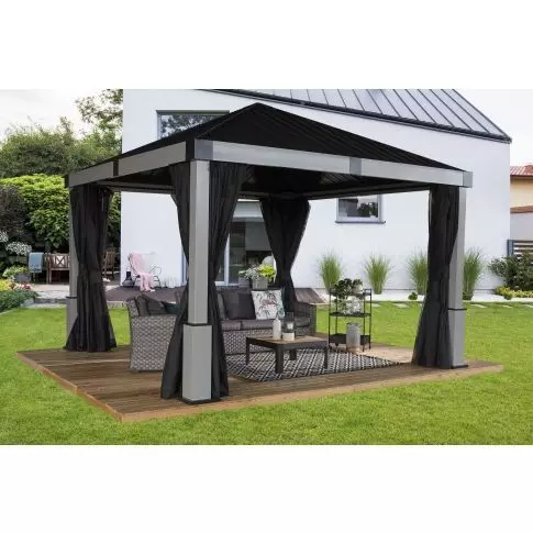 Sojag Lena 12 x 12 pi gazébo à toit rigide