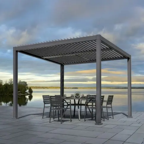 Sojag HILO Aluminum Louvered Pergola, 10 ft. x 10 ft.