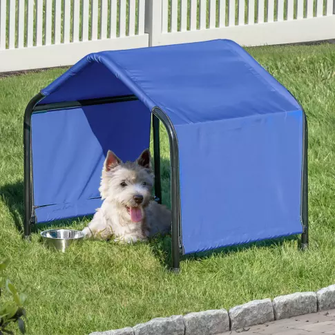 ShelterLogic 2.5 ft. x 2 ft. x 2.5 ft. Blue Dog Shade Canopy Pet Shelter
