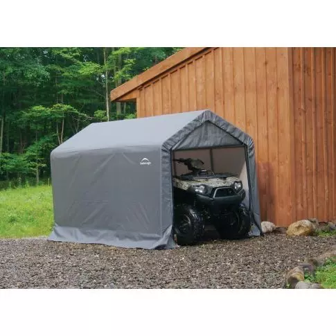 Shed-in-a-Box 6 x 10 x 6 ft. 6 in. Peak Gray — alternate product view