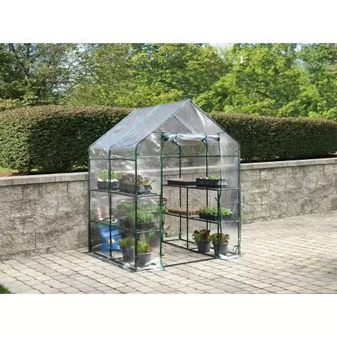 Miracle-Gro迷你温室 4英尺8英寸 x 4英尺8英寸 x 6英尺5英寸