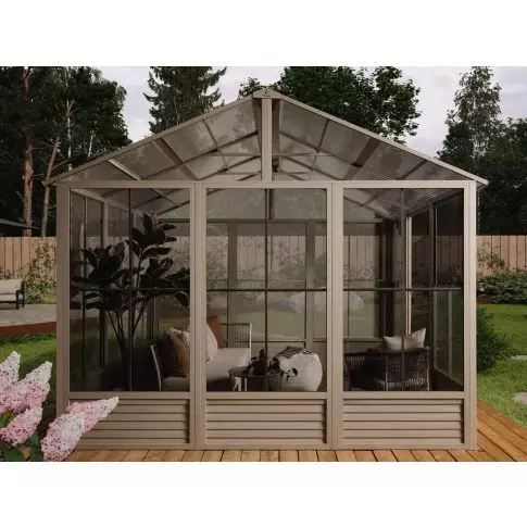 Gazebo Penguin Myrdal Solarium 11x10 toit en polycarbonate