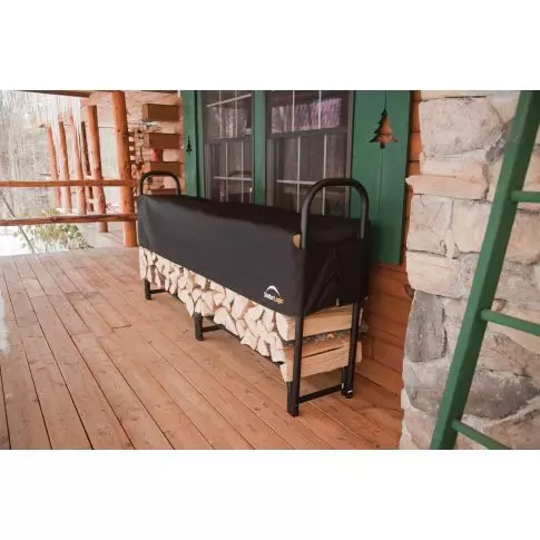 ShelterLogic Heavy Duty Firewood Rack with Cover 8 ft.