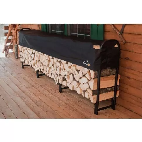 Heavy Duty Firewood Rack with Cover 12 ft. — alternate product view